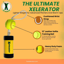 Load image into Gallery viewer, Ultimate Xelerator Fastpitch Softball Pitching Training Tool with Premium Leather Ball - Made in USA