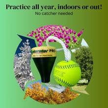 Load image into Gallery viewer, Ultimate Xelerator Pro Fastpitch Softball Pitching Training Tool with Premium Leather Ball - Made in USA
